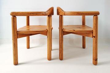 Vintage design  2 stoelen Rainer Daumiller midcentury beschikbaar voor biedingen