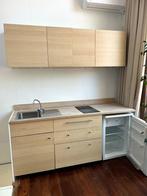 Complete keuken / keukenblok Ikea , levering evt mogelijk, Ophalen, Bruin, Enkelwandige keuken, Zo goed als nieuw