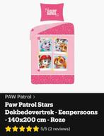 Paw Patrol 1 persoons dekbedovertrek., Kinderen en Baby's, Ophalen of Verzenden, Dekbedovertrek