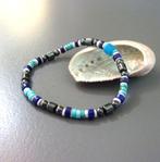 Fijne Indiaanse armband voor man of vrouw in turkoois, lapis, Met edelsteen, Blauw, Nieuw, Ophalen of Verzenden