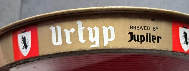 Ancien plateau à bière Jupiler Urtyp, Verzamelen, Biermerken, Gebruikt, Overige typen, Jupiler, Ophalen of Verzenden