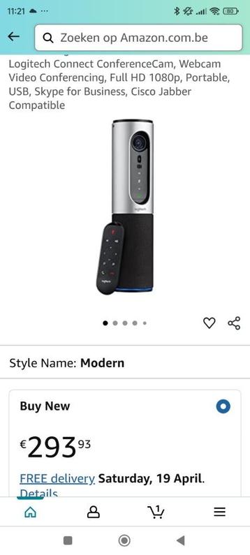 Conference cam logitech beschikbaar voor biedingen