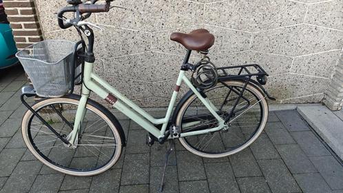 Sparta Mojo fiets groen, Fietsen en Brommers, Fietsen | Dames | Moederfietsen, Gebruikt, Sparta, 0 zitjes, Buggydrager, Mandje