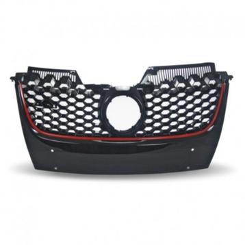 CALANDRE VW GOLF 5 (03-08)  LOOK GTI NOIR ET LISÉRÉ ROUGE beschikbaar voor biedingen