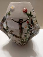 vaasje, Ophalen, Wit, Aardewerk of Porselein, Zo goed als nieuw