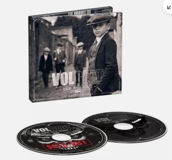 155 - VOLBEAT - REWIND-REPLAY-REBOUND - DIGIPAK - 2CD NIEUW, Cd's en Dvd's, Cd's | Hardrock en Metal, Nieuw in verpakking, Verzenden