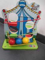 Bumba Houten ballenbaan - circusbaan met 3 ballen - 1-3 jaar, Enfants & Bébés, Jouets | Jouets en bois, Comme neuf, Autres types