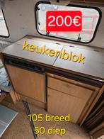 Caravan keukenblok frigo spoelbak kookfornuis wisselstukken, Comme neuf
