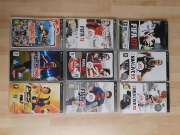 9 jeux PSP beschikbaar voor biedingen