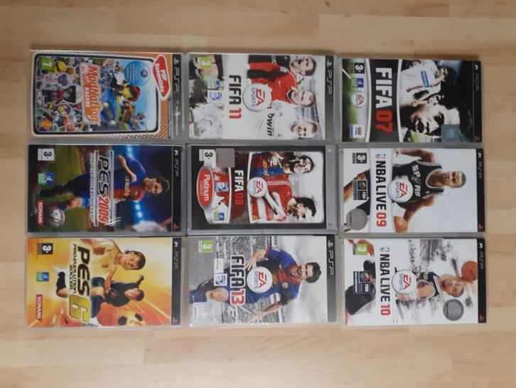 9 jeux PSP, Games en Spelcomputers, Games | Sony PlayStation Portable, Gebruikt, Ophalen of Verzenden
