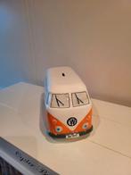 STENEN SPAARPOT VW-BUSJE - ORANJE/WIT, Verzamelen, Spaarpotten, Ophalen of Verzenden, Zo goed als nieuw