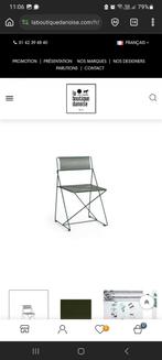 Metalen designstoel, Ophalen, Gebruikt, Wit, Design