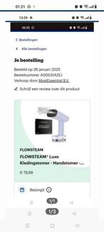 Flowsteam luxe kledingstomer, Elektronische apparatuur, Ophalen, Kledingstomer