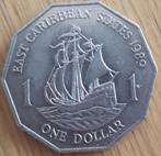 EAST CARRIBEAN STATES : 1 DOLLAR 1989 KM 20 XF/UNC!, Postzegels en Munten, Ophalen of Verzenden, Losse munt, Midden-Amerika