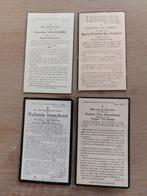 4 oude bidprentjes van Oostakker, Verzamelen, Ophalen of Verzenden
