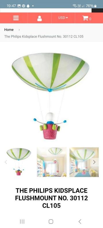 Lampe pour enfants Air Balloon 