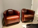 2x Kare Design Fauteuil Cigar Lounge – Bruin, Huis en Inrichting, Fauteuils, Ophalen, Gebruikt, 75 tot 100 cm, Hout