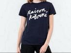 T-SHIRT MAISON KITSUNÉ LOGO TEE - Nieuw tshirt L navy blauw, Blauw, Maat 42/44 (L), Nieuw, Ophalen of Verzenden