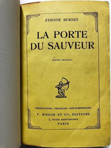 La porte du sauveur - Etienne Burnet (gesigneerd) beschikbaar voor biedingen