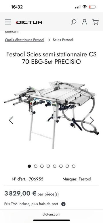 Scie festool, Enlèvement, Comme neuf