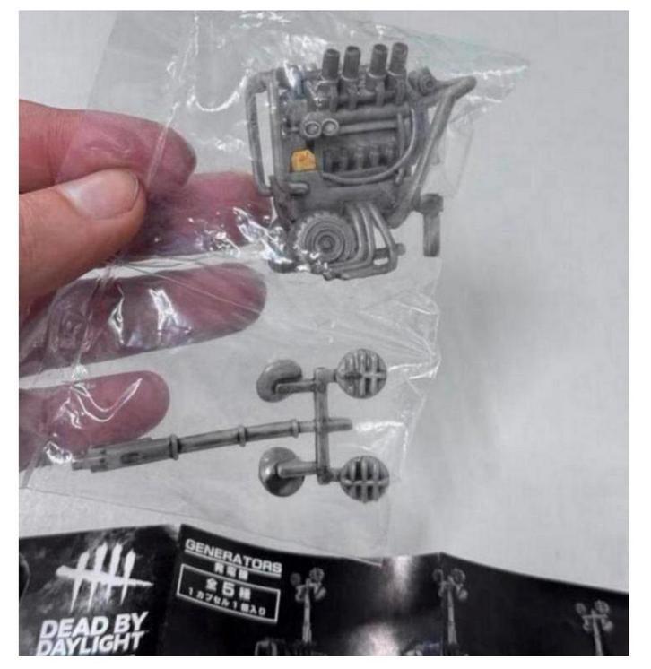 DEAD BY DAYLIGHT GENERATOR Gachapon - Capsule props model, Hobby en Vrije tijd, Wargaming, Nieuw, Figuurtje(s), Ophalen of Verzenden
