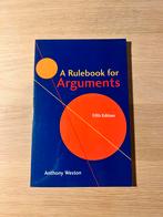 A rulebook for Arguments, Ophalen of Verzenden, Nieuw
