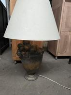 Grote tafellamp lamp lampadaire met mooie versiering, Gebruikt, Ophalen of Verzenden