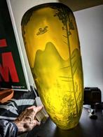 Grote vaas type Gallé 43cm, Antiek en Kunst, Ophalen