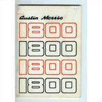 Austin Morris 1800 Instructieboekje 1973 #1 Engels, Enlèvement ou Envoi