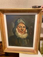 Schilderij visser., Antiek en Kunst, Ophalen