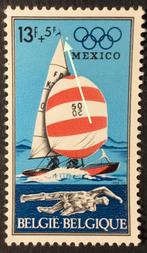 1968. MEXIQUE. OBP : 1460 V. MIN. Tache sur le mât., Timbres & Monnaies, Timbres | Europe | Belgique, Gomme originale, Neuf, Jeux olympiques