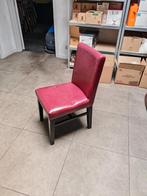 Rode stoelen 5 euro per stuk, Maison & Meubles, Chaises, Rouge, Cuir, Enlèvement, Cinq, Six Chaises ou plus