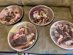 4 assiettes decoratives, Ophalen, Zo goed als nieuw, Bord