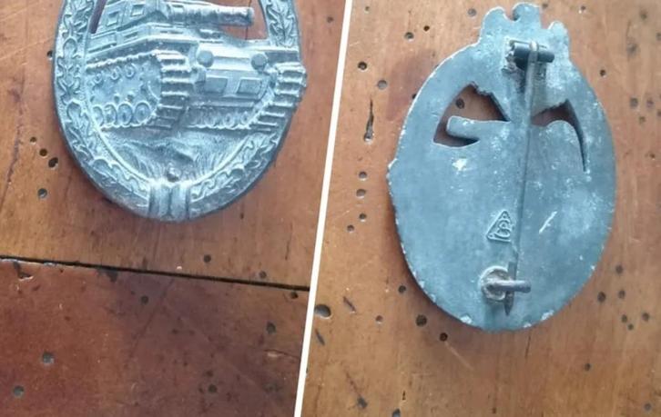 All-Panzer AS militaire insigne uit de Tweede Wereldoorlog, Verzamelen, Militaria | Tweede Wereldoorlog, Verzenden