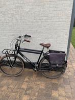 Heren stadsfiets met 3 versnellingen kleur mat zwart, Ophalen, Zo goed als nieuw, Versnellingen
