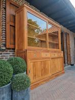 Teak buffetkast/vitrinekast GRATIS LEVERING, Huis en Inrichting, Ophalen of Verzenden, Zo goed als nieuw
