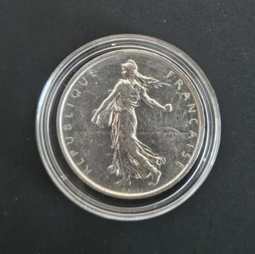 ZILVEREN MUNT 5 FF Francs Français Sower 1964 beschikbaar voor biedingen