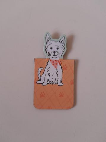 Bladwijzer hond - Westie beschikbaar voor biedingen