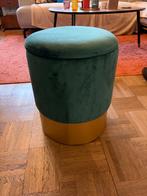 Poef fluweel, Huis en Inrichting, Ophalen, Minder dan 50 cm, Nieuw, Vintage