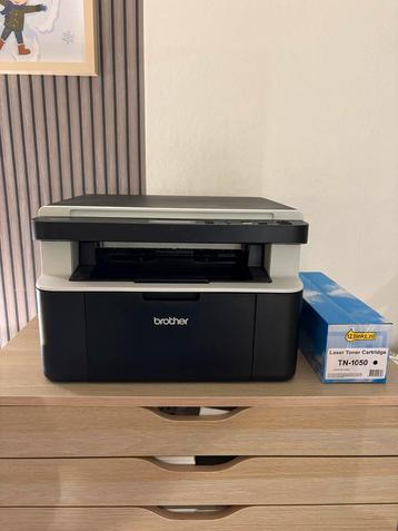 Brother DCP-1612W 3-1 laserprinter + extra cardrigde  beschikbaar voor biedingen