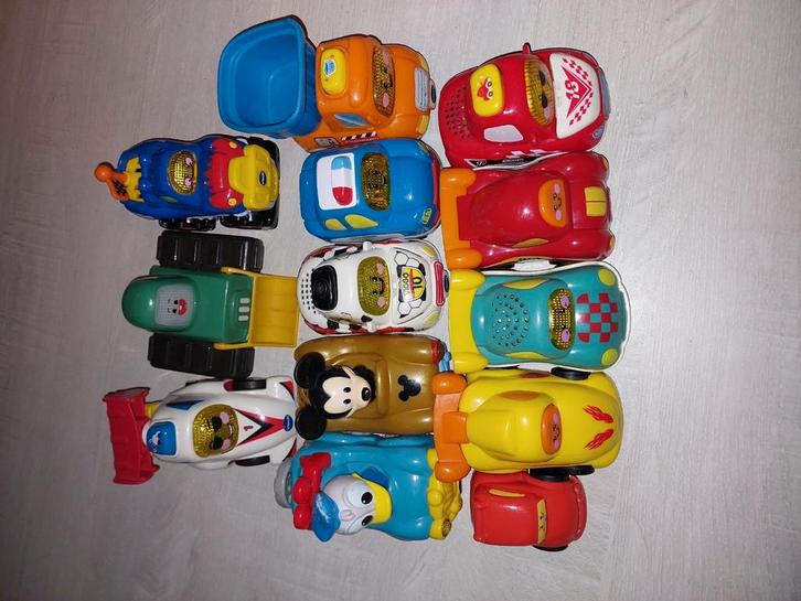 VTech Toet toet en zoef zoef, Kinderen en Baby's, Speelgoed | Babyspeelgoed, Gebruikt, Auto, Met licht, Met geluid, Ophalen