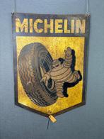 Michelin geleefd blikken reclamebord 42x60cm, Ophalen of Verzenden, Gebruikt, Reclamebord