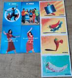 8 reclamekaarten/ postkaarten: Radio Donna, Verzamelen, Muziek, Ongelopen, Ophalen of Verzenden, 1980 tot heden