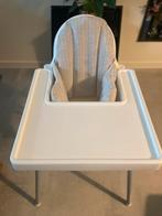 IKEA ANTILOP kinderstoel met blad + steunkussen met overtrek, Ophalen, Zo goed als nieuw