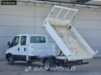 Iveco Daily 35C16 3.0L Open Laadbak met Kist Dubbel Cabine D, Auto's, Bestelwagens en Lichte vracht, Stof, Gebruikt, Euro 6, Iveco