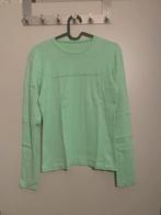 Groene longsleeve, Ophalen of Verzenden, Zo goed als nieuw, United Colors of Benetton, Maat 36 (S)