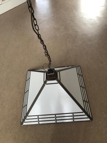 prachtige vintage hanglamp, 75 cm ou plus, Vintage, Enlèvement, Utilisé