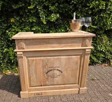 Gave BAR van massief Mango hout NIEUW  beschikbaar voor biedingen