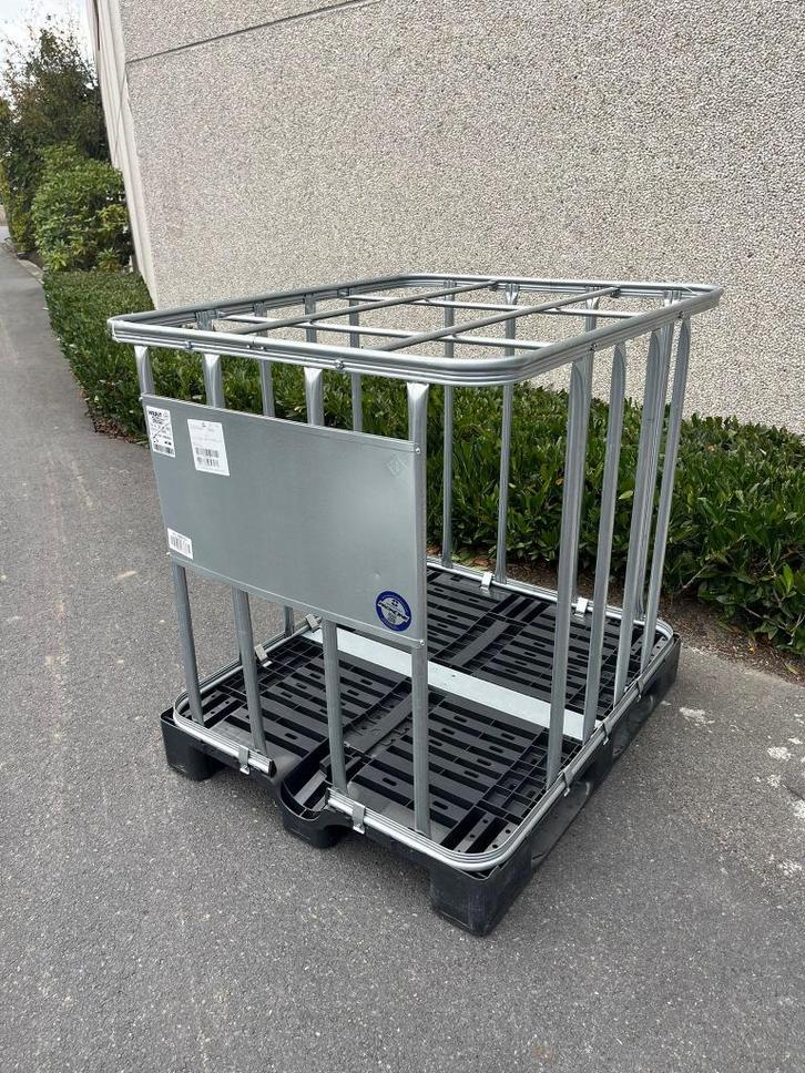 IBC kooi structuur - metalen palletkooi, Doe-het-zelf en Bouw, Containers, Ophalen