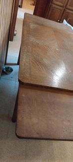 Grote eettafel uit hout, Ophalen